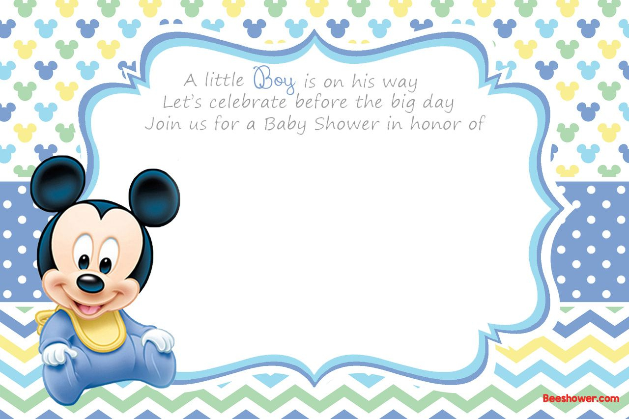 Free Printable Disney Ba Shower Invitations Ba Shower Free within measurements 1280 X 853