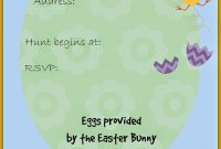 Free Printable Easter Egg Hunt Invitation Kid Blogger Network with regard to size 1077 X 1600