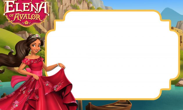 Free Printable Elena Of Avalor Invitation Template Free Printable inside proportions 2100 X 1500