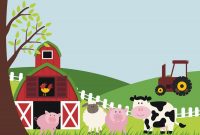 Free Printable Farm Animals Birthday Invitation Template Free for sizing 1500 X 1071