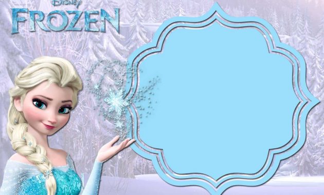 Free Printable Frozen Anna And Elsa Invitation Templates Free for proportions 1501 X 1000