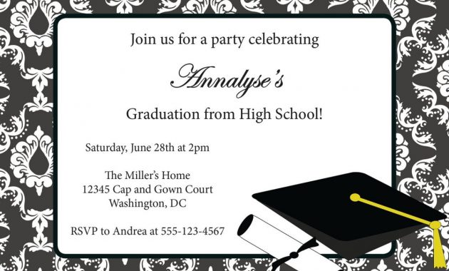 Free Printable Graduation Party Invitation Templates 2014 inside proportions 1200 X 855