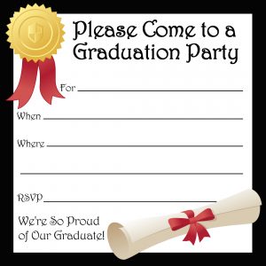 Free Printable Graduation Party Invitations High School Graduation for dimensions 1100 X 1100