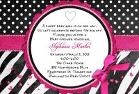 Free Printable Hot Pink Zebra Invitations Free Printable Zebra pertaining to proportions 1500 X 1071