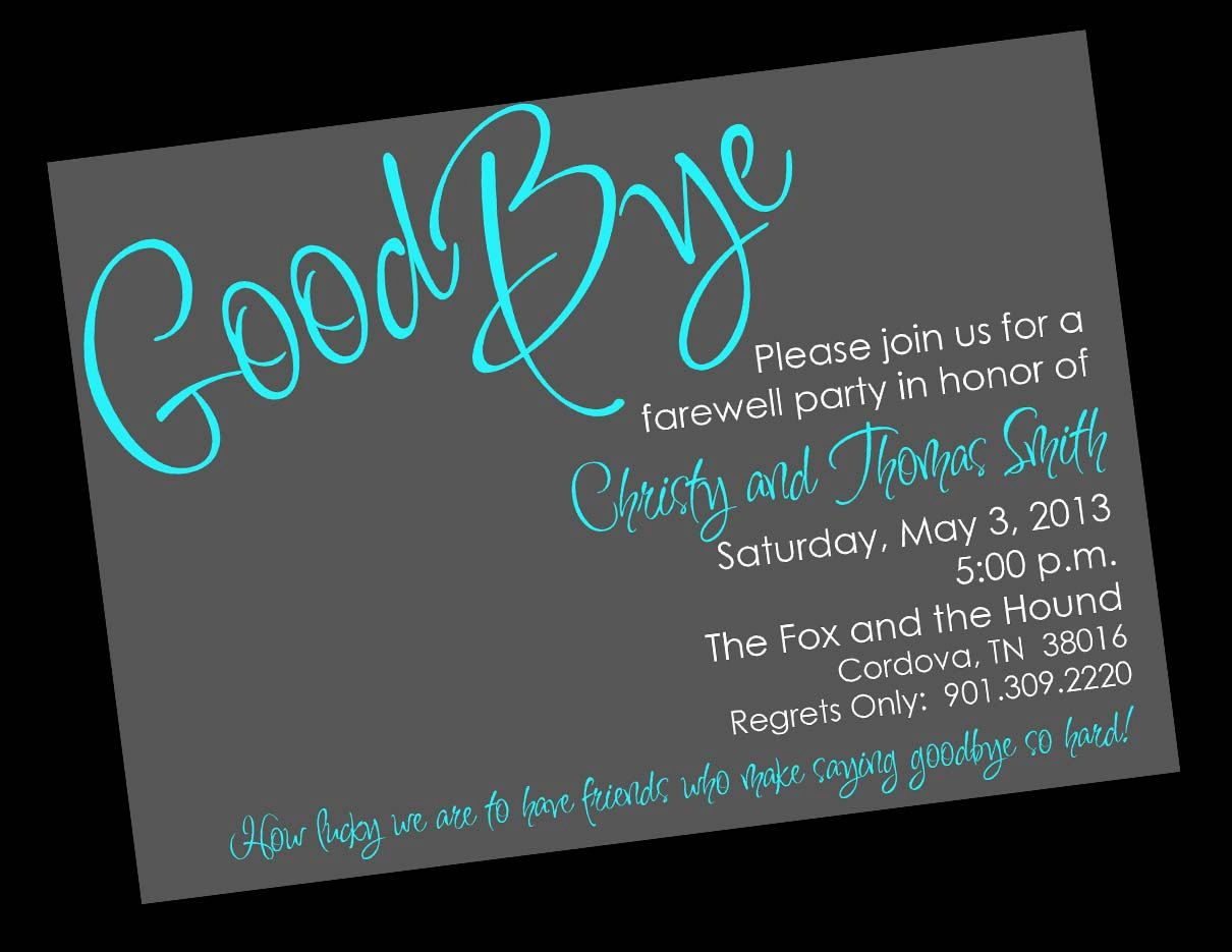 Free Printable Invitation Templates Going Away Party Party Ideas intended for measurements 1210 X 935