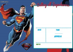 Free Printable Justice League Invitation Template Free Printable throughout proportions 2100 X 1500