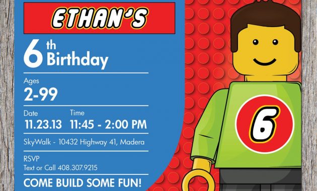 Free Printable Lego Birthday Invitations Party Ideas Lego for sizing 1200 X 900