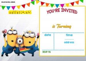 Free Printable Minion Birthday Party Invitations Ideas Template for sizing 2100 X 1500