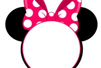 Free Printable Minnie Mouse Pinky Birthday Invitation Template within proportions 3600 X 3344