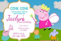 Free Printable Peppa Pig Invitation Template Free Printable for dimensions 2100 X 1500