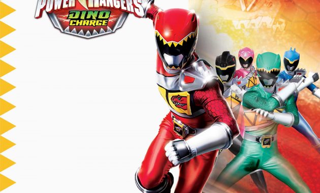 Free Printable Power Rangers Dino Charge Invitation Template intended for sizing 2100 X 1500