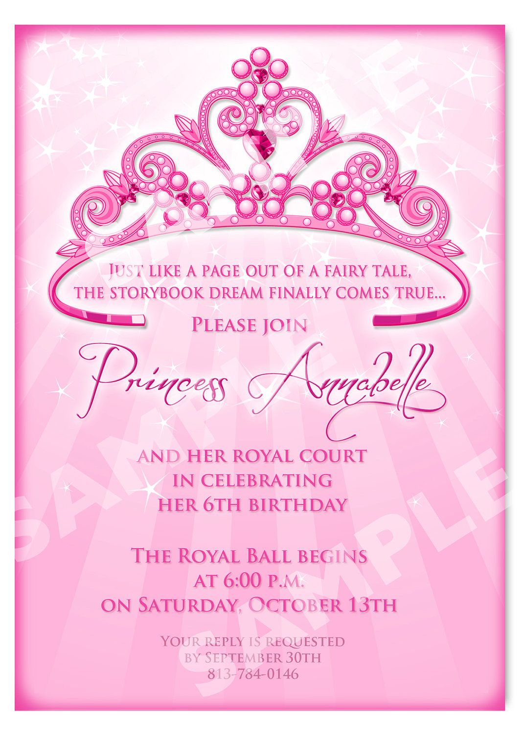 Free Printable Princess Birthday Invitation Templates Kids within sizing 1071 X 1500