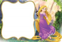 Free Printable Princess Rapunzel Invitation Templates Free intended for proportions 2100 X 1500
