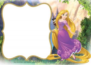 Free Printable Princess Rapunzel Invitation Templates Free intended for proportions 2100 X 1500