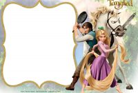 Free Printable Princess Rapunzel Invitation Templates Free regarding dimensions 2100 X 1500