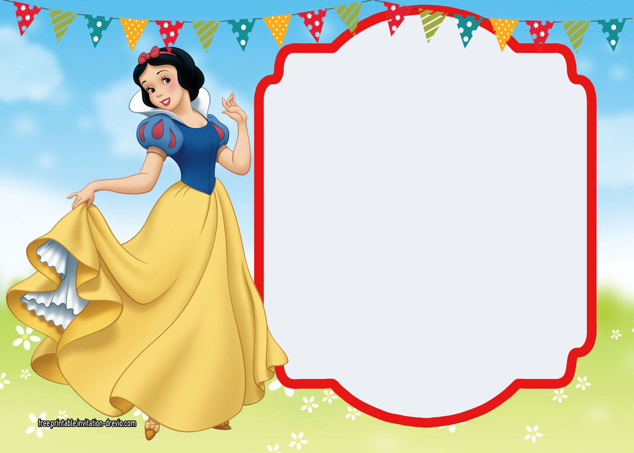 Free Printable Snow White Invitations Complete Edition Free throughout dimensions 2100 X 1500