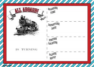 Free Printable Vintage Train Ticket Invitation Template Free pertaining to measurements 1500 X 1071