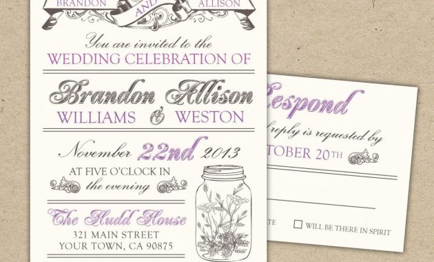 Free Templates For Invitations Free Printable Vintage Wedding for dimensions 1182 X 1020