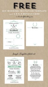 Free Wedding Invitation Template Via Ahandcraftedweddi Wedding intended for dimensions 736 X 1339