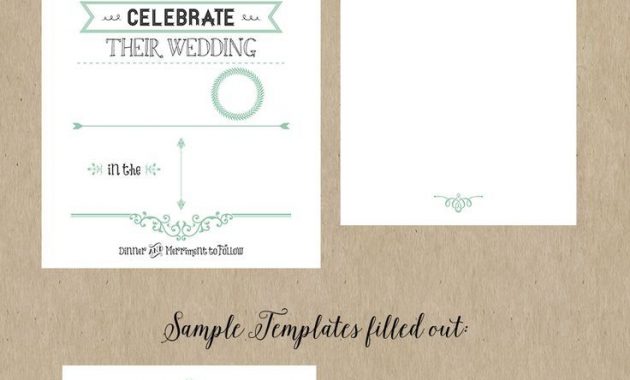 Free Wedding Invitation Template Via Ahandcraftedweddi Wedding intended for dimensions 736 X 1339