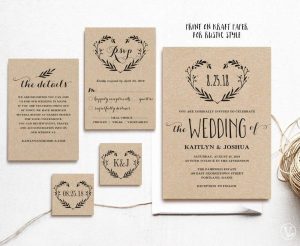 Free Wedding Invitation Templates Vintage 1302 Modern Wedding with proportions 1000 X 820