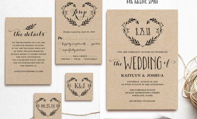 Free Wedding Invitation Templates Vintage 1302 Modern Wedding with proportions 1000 X 820