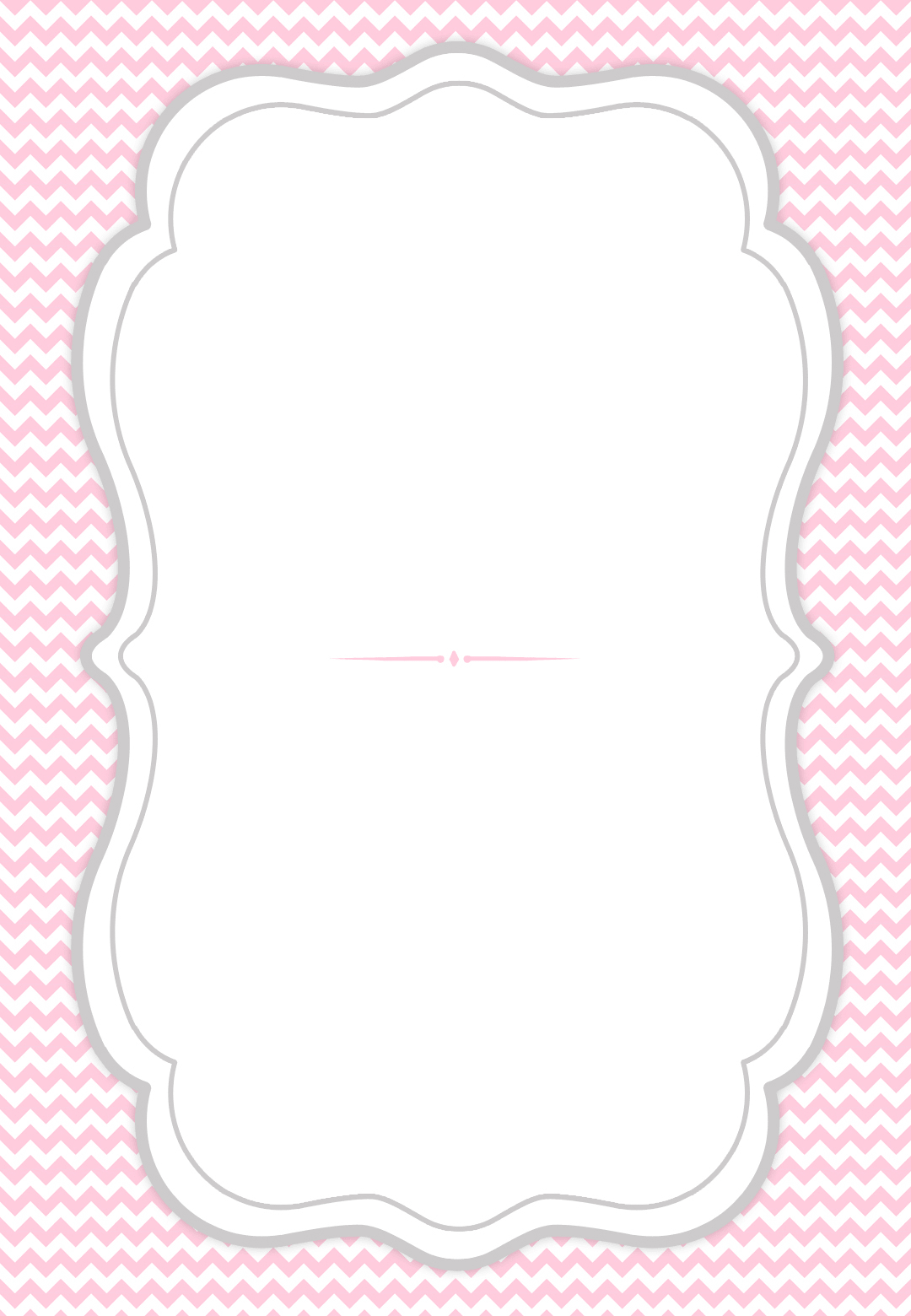 French Curve Frame Free Printable Party Invitation Template with regard to size 1080 X 1560