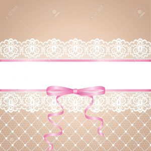 Garter Of Bride Template For Wedding Invitation Or Greeting with regard to size 1300 X 1300