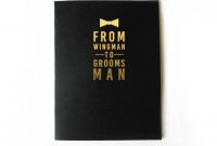 Groomsman Card Will You Be My Groomsman Card Gold Foil Card for dimensions 900 X 900