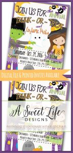 Halloween Party Invitation Asweetlifedesigns A Fun Kid Friendly within dimensions 1000 X 2100