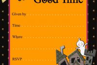 Halloween Party Invitations Halloween Party Invitation Templates regarding measurements 1143 X 1600