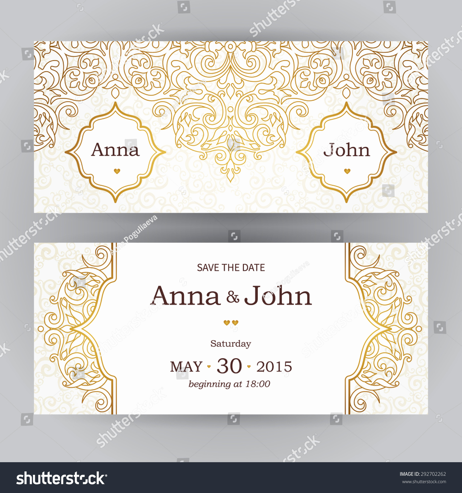 Horizontal Wedding Invitation Templates Vintage Horizontal Cards In pertaining to measurements 1500 X 1600