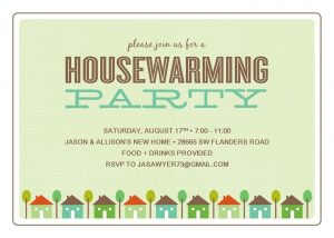 Housewarming Party Invitations Free Template Housewarming Food with regard to size 1400 X 1000