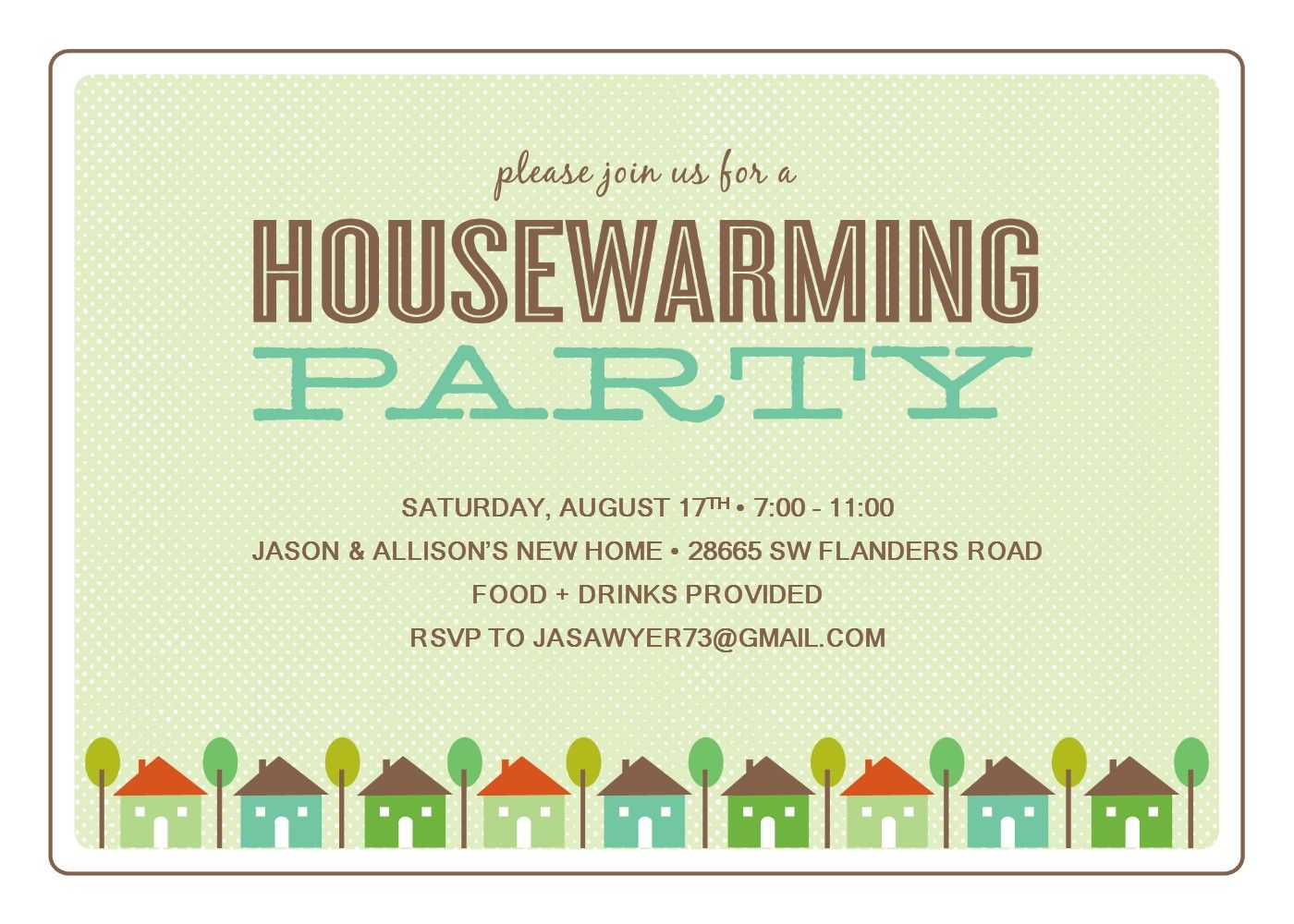 Housewarming Party Invitations Free Template Housewarming Food with regard to size 1400 X 1000