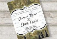 Hunting Wedding Invi Good Hunting Invitation Template Invitation with measurements 1500 X 1425