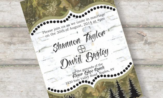 Hunting Wedding Invi Good Hunting Invitation Template Invitation with measurements 1500 X 1425