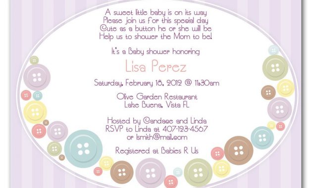 Image Detail For Button Ba Shower Invitations Are Great For Your pertaining to size 1125 X 825