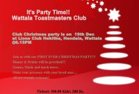 Invitation Design Ideas Wattala Toastmasters Club Christmas Party throughout measurements 1600 X 1200