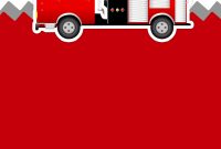 Invitation Fire Truck Invitation Template inside dimensions 1500 X 2100