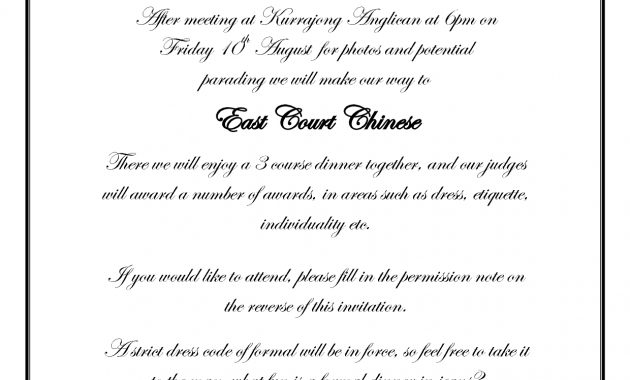 Invitation Formal Banquet Invitation Template Mytweetcloud intended for sizing 1240 X 1754