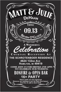 Invitation Jack Daniels Printable Invitation Template Cybersilva with regard to sizing 2198 X 3308