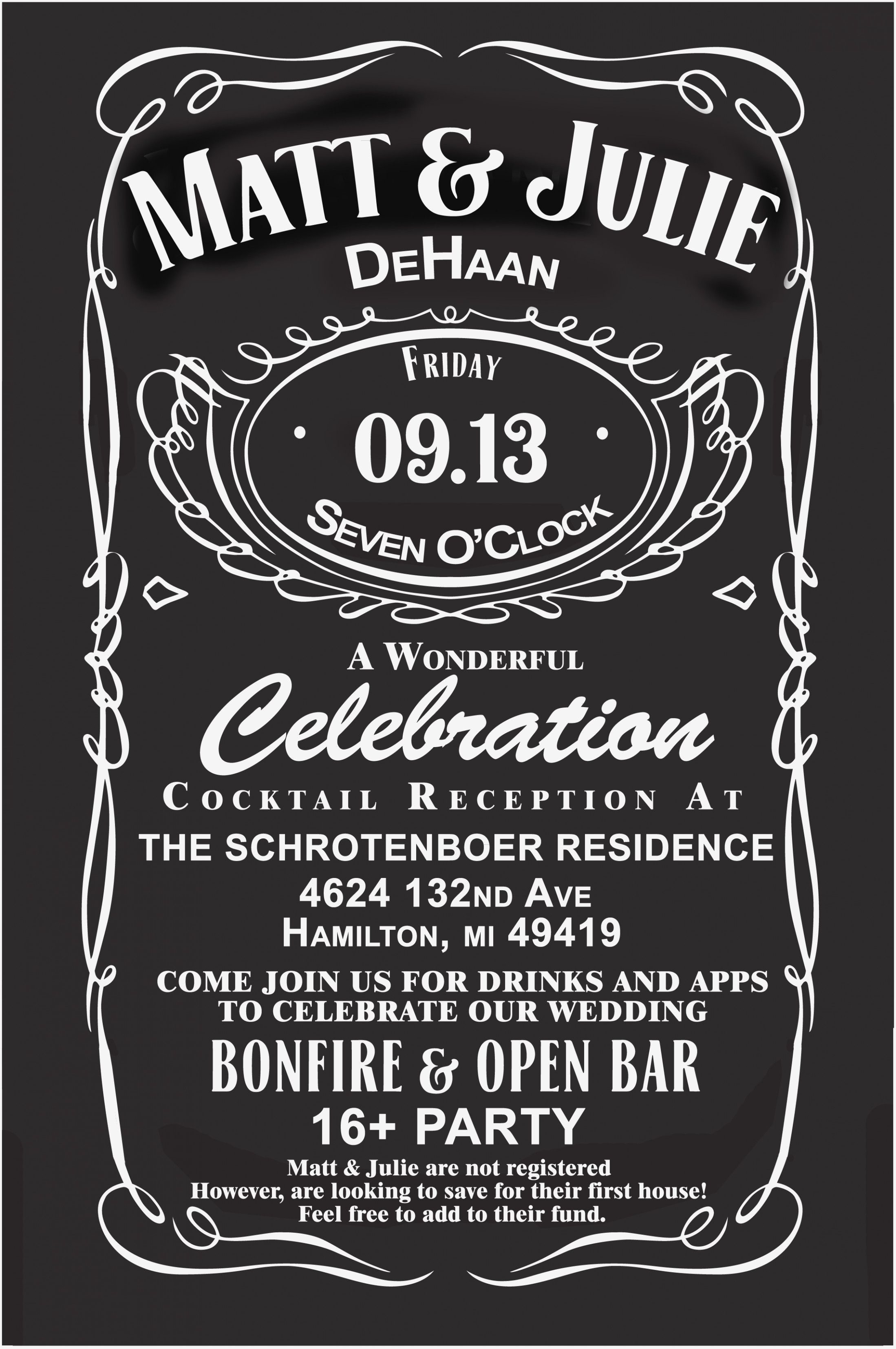 Invitation Jack Daniels Printable Invitation Template Cybersilva with regard to sizing 2198 X 3308