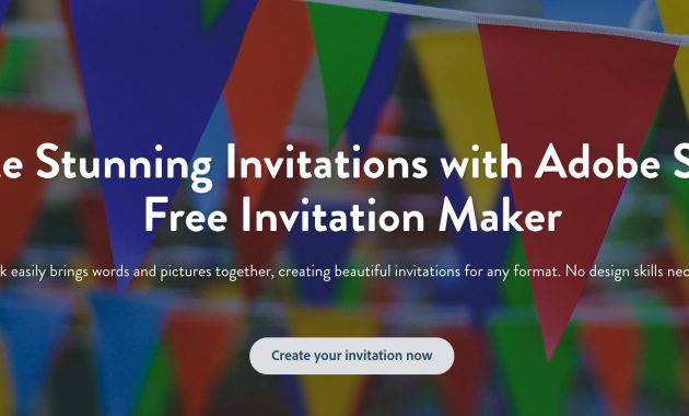 Invitation Maker Create Invitations For Free Adobe Spark within proportions 2774 X 922