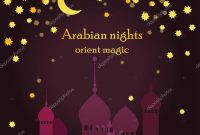 Invitation Template For Arabian Night Party Or Template For Muslim intended for dimensions 1024 X 1024