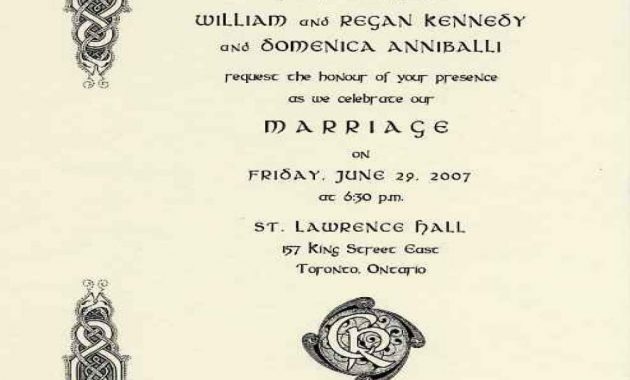 Irish Wedding Invitations Templates Best With Irish Wedding regarding dimensions 1024 X 1024