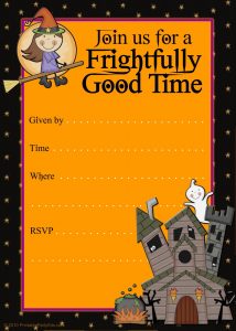 Kids Halloween Party Invitations Template Best Template Collection in sizing 1143 X 1600