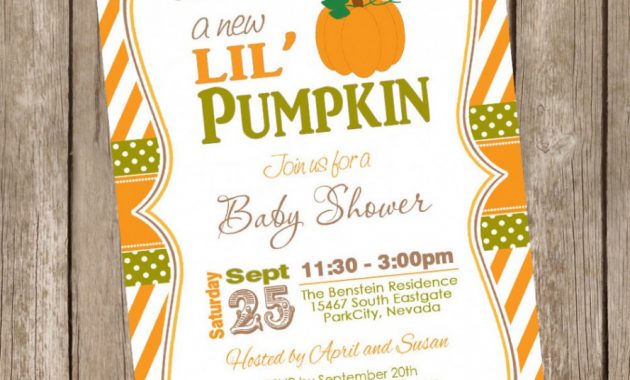 Little Pumpkin Ba Shower Invitations Best Of Fall Ba Shower within size 889 X 889