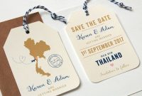 Location Wedding Abroad Save The Date Luggage Tag In 2018 Wedding pertaining to measurements 900 X 900