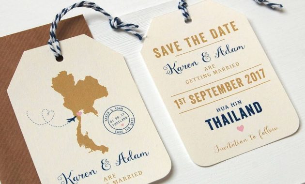 Location Wedding Abroad Save The Date Luggage Tag In 2018 Wedding pertaining to measurements 900 X 900