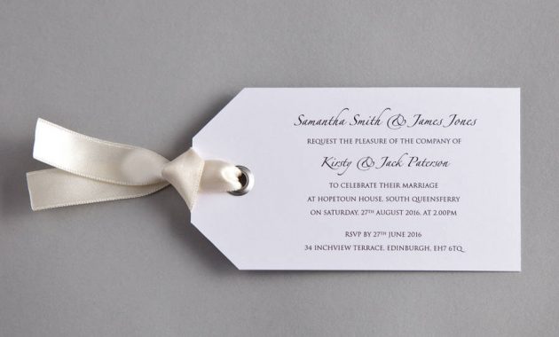 Luggage Tag Wedding Invitation Twenty Seven Notonthehighstreet with regard to sizing 900 X 900